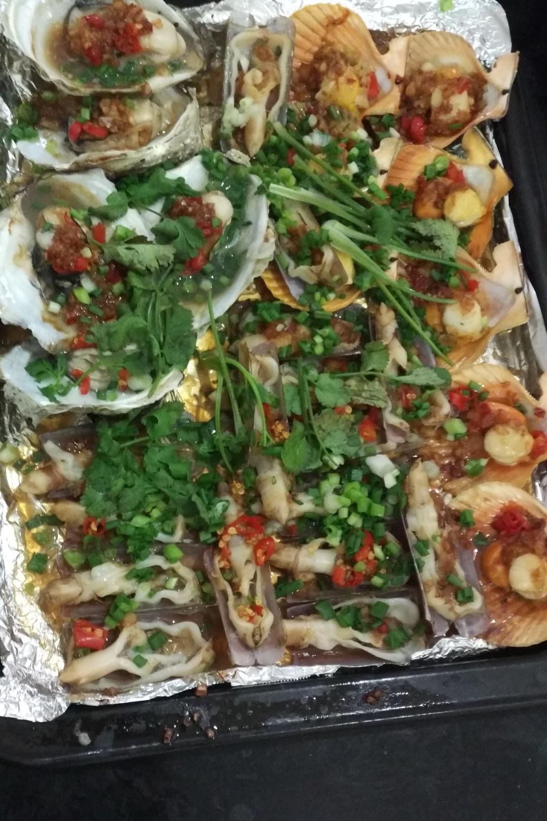 蒜香吮指海鲜大咖——松下NU-JK200W大蒸烤箱食谱