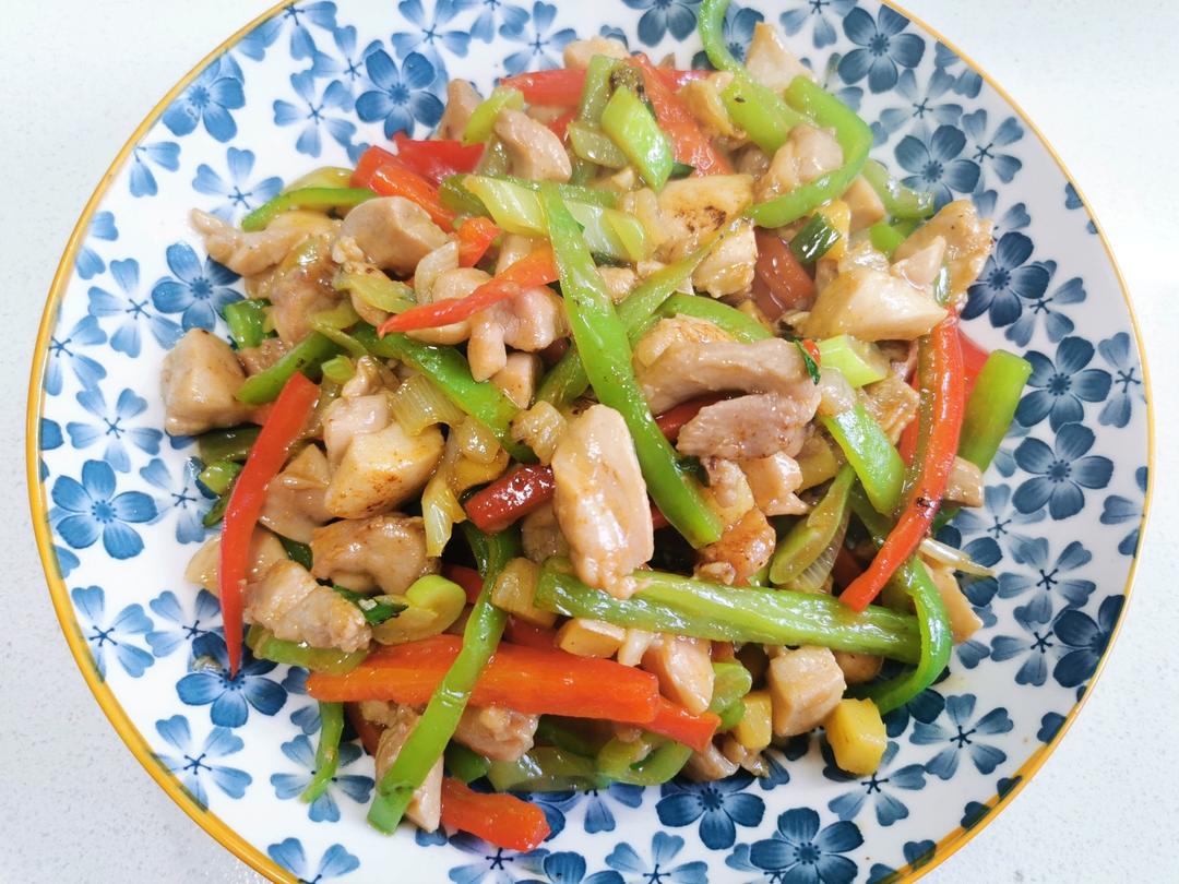 最简单的鸡肉做法——家常生炒鸡