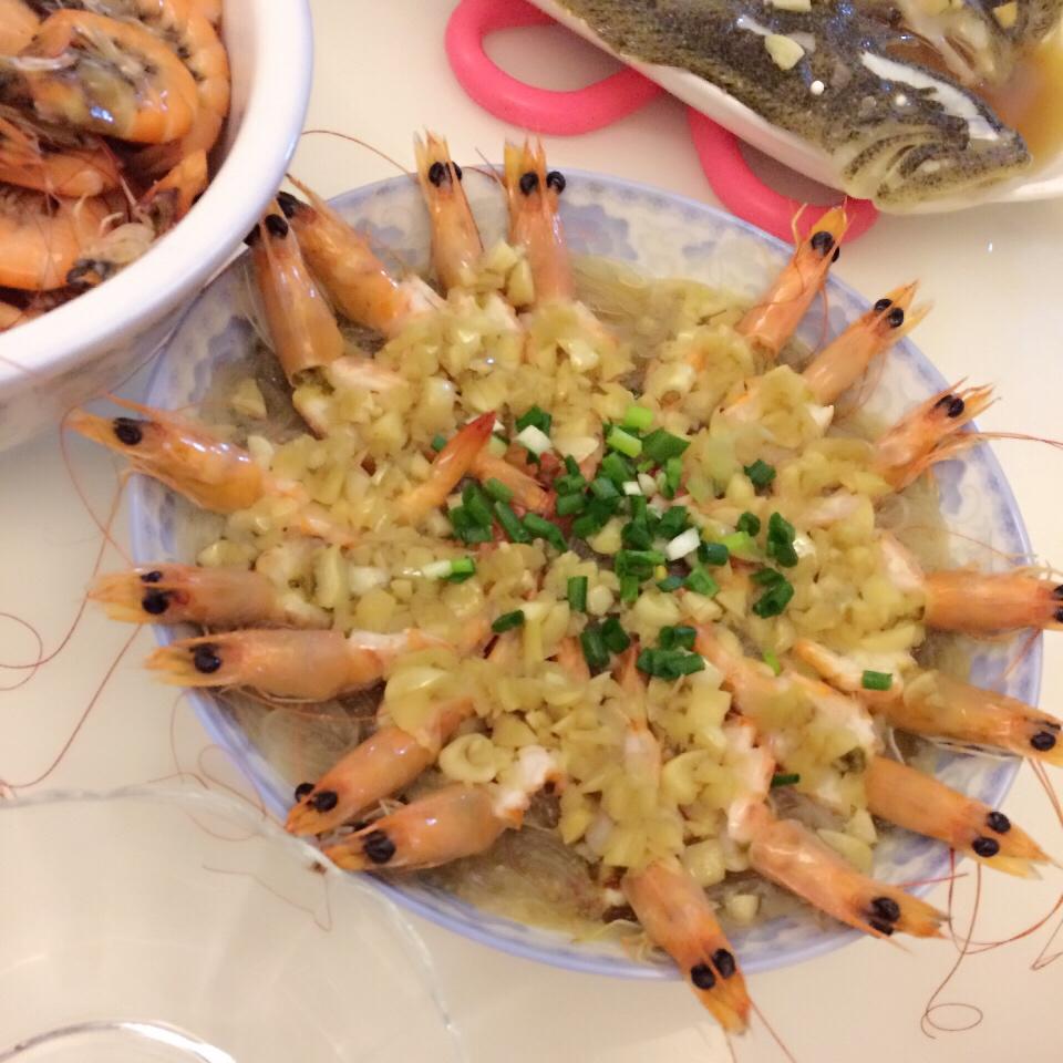 蒜蓉粉丝蒸虾