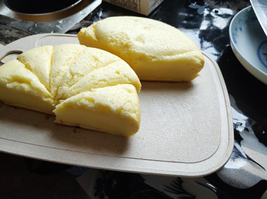 自创电饭煲做蛋糕