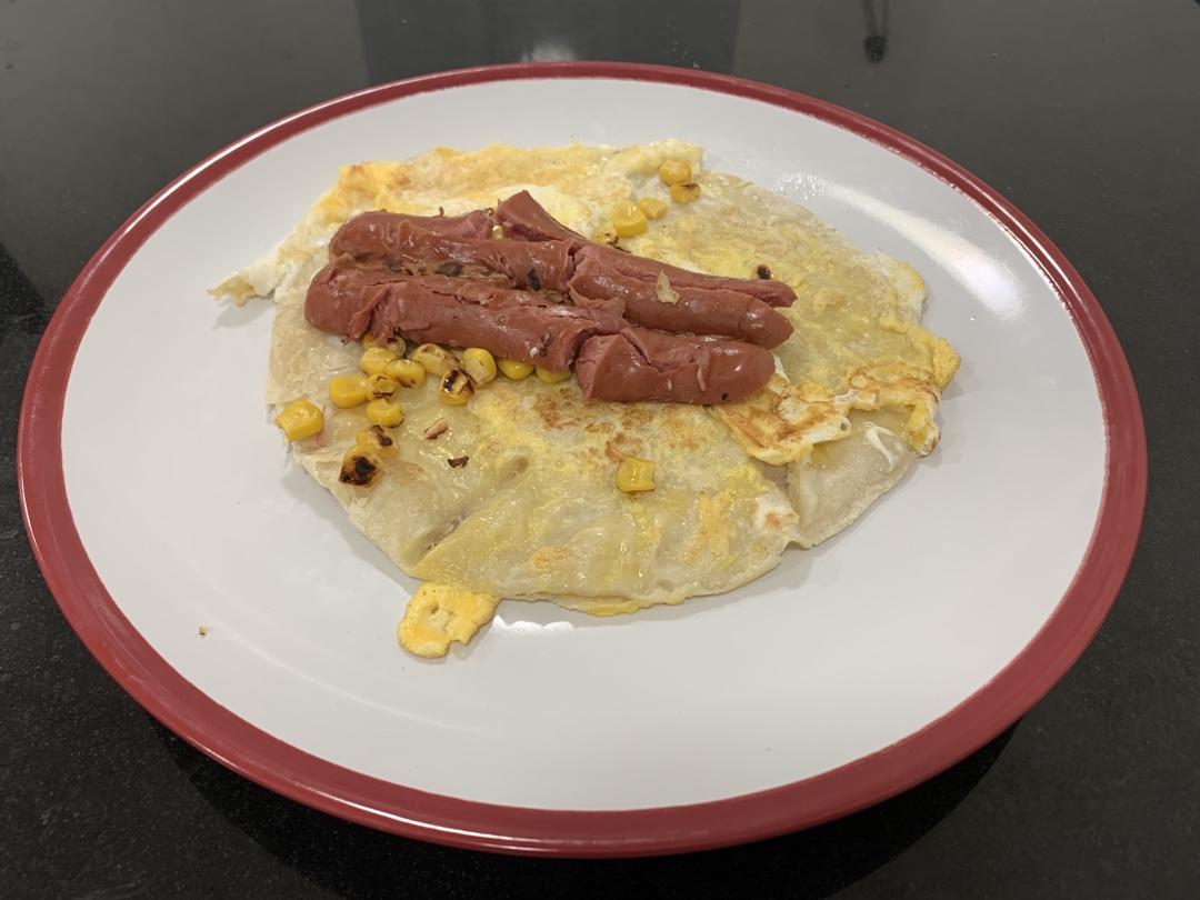 三分钟就可以做好孩子的早餐（手抓饼）