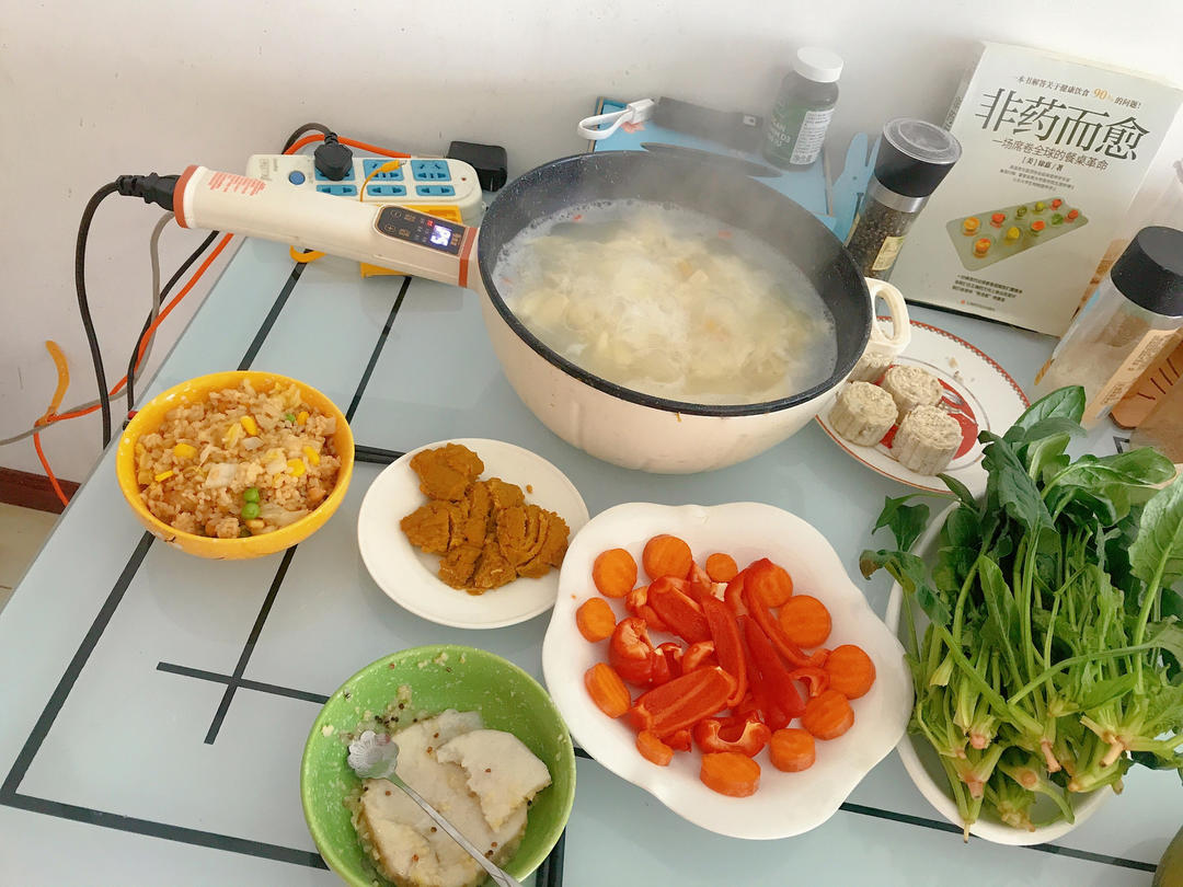 无油｜秋藕栗子羹｜甘甜美味