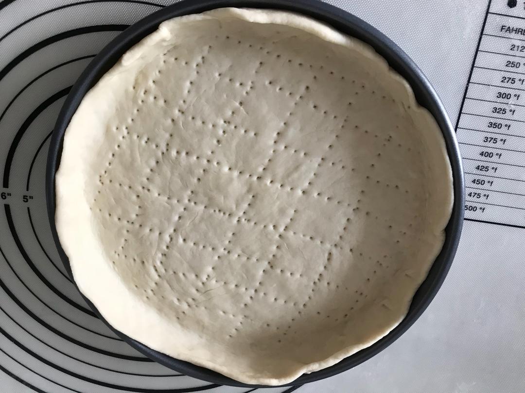 八寸披萨饼皮（四个）制作