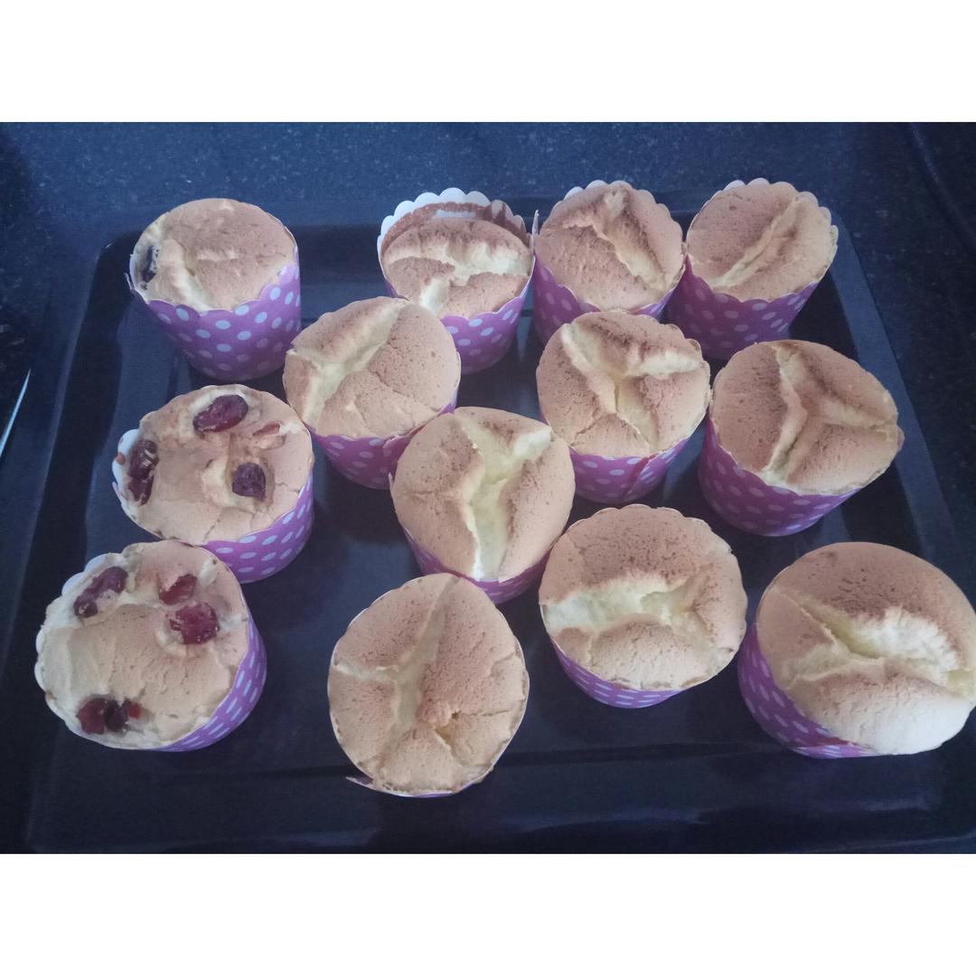 原味戚风纸杯蛋糕（烤箱做纸杯蛋糕）