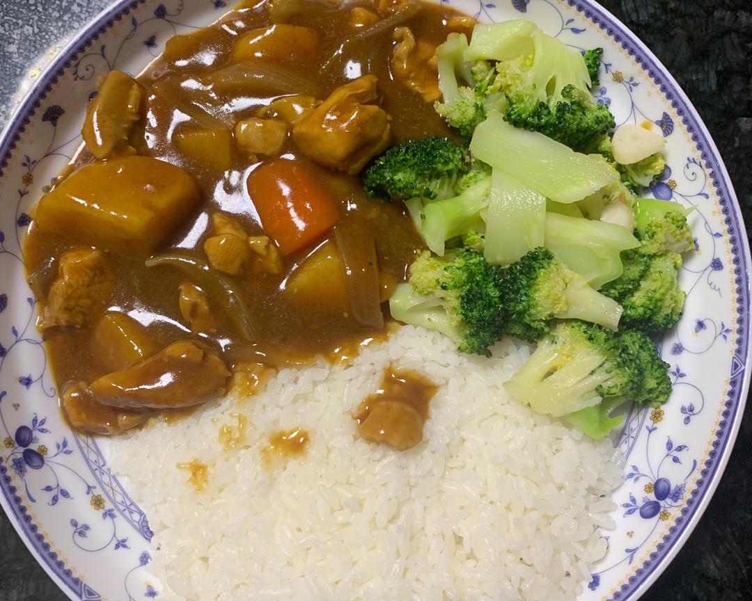 超级简单咖喱鸡饭的做法