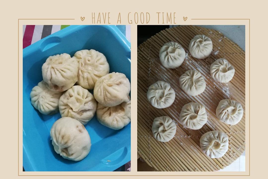 白萝卜芹菜肉包子（揉面包包子有小视频）