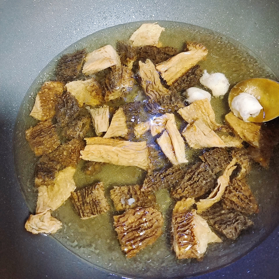 羊肚菌虾滑汤❗️超鲜美的做法 步骤4