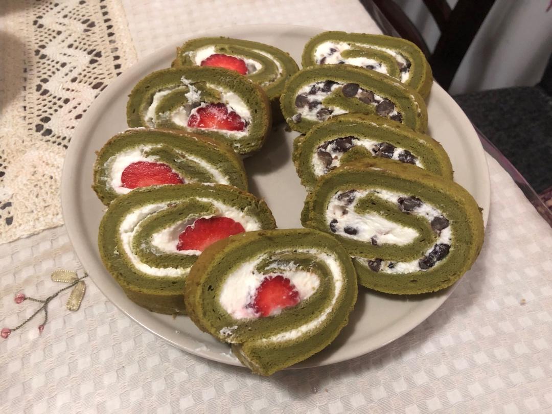 日式抹茶蛋糕卷
