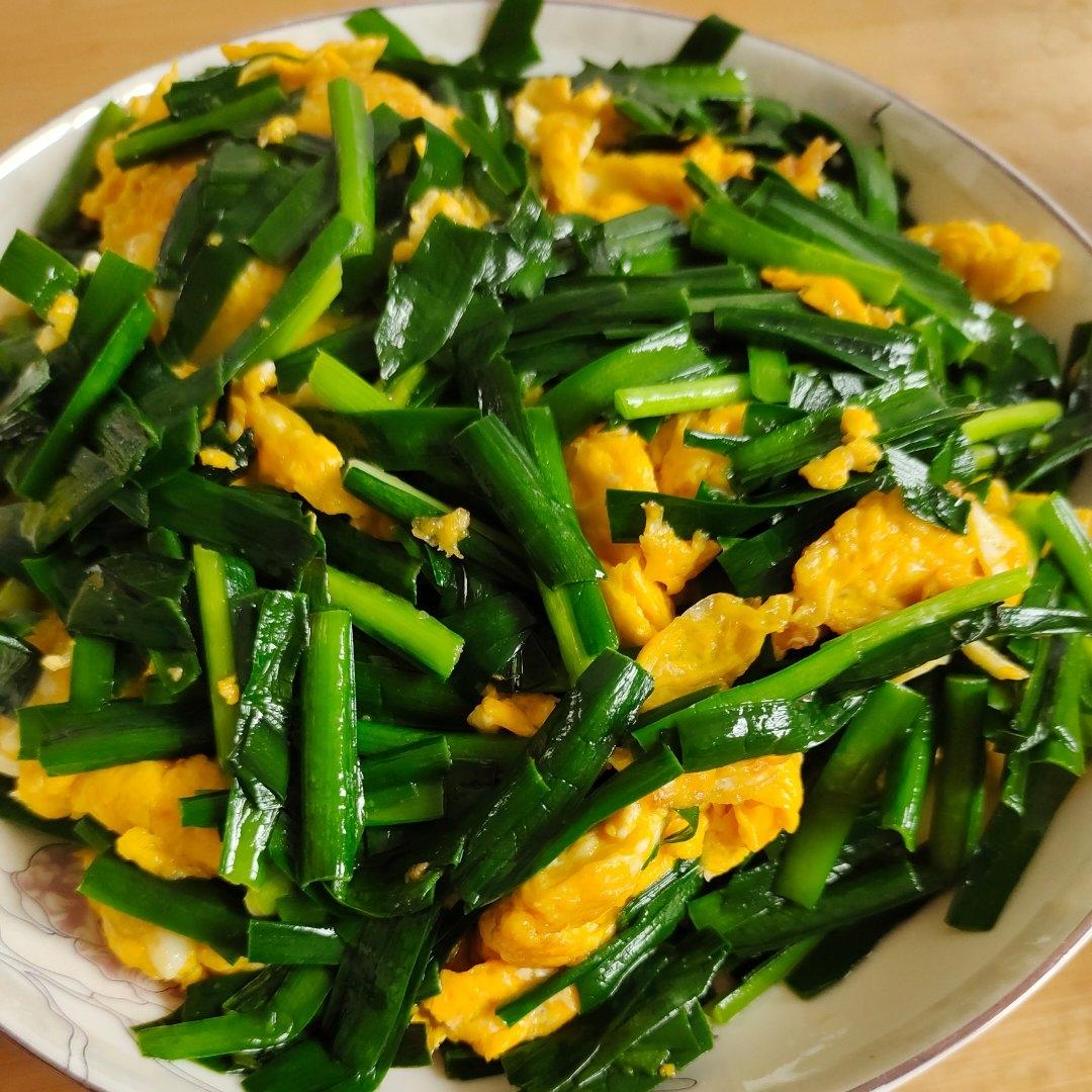 韭菜炒鸡蛋——三分钟快手下饭菜 掌握火候的秘诀