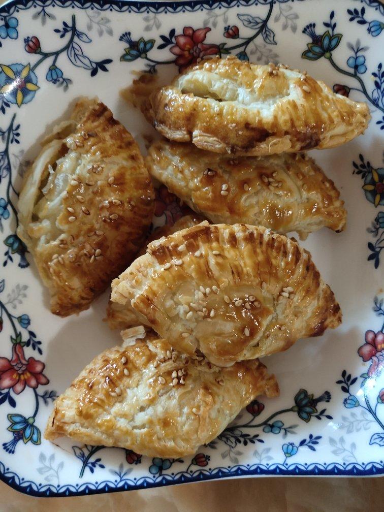 酥到掉渣的香蕉酥/榴莲酥简单蛋挞皮芒果派/苹果派