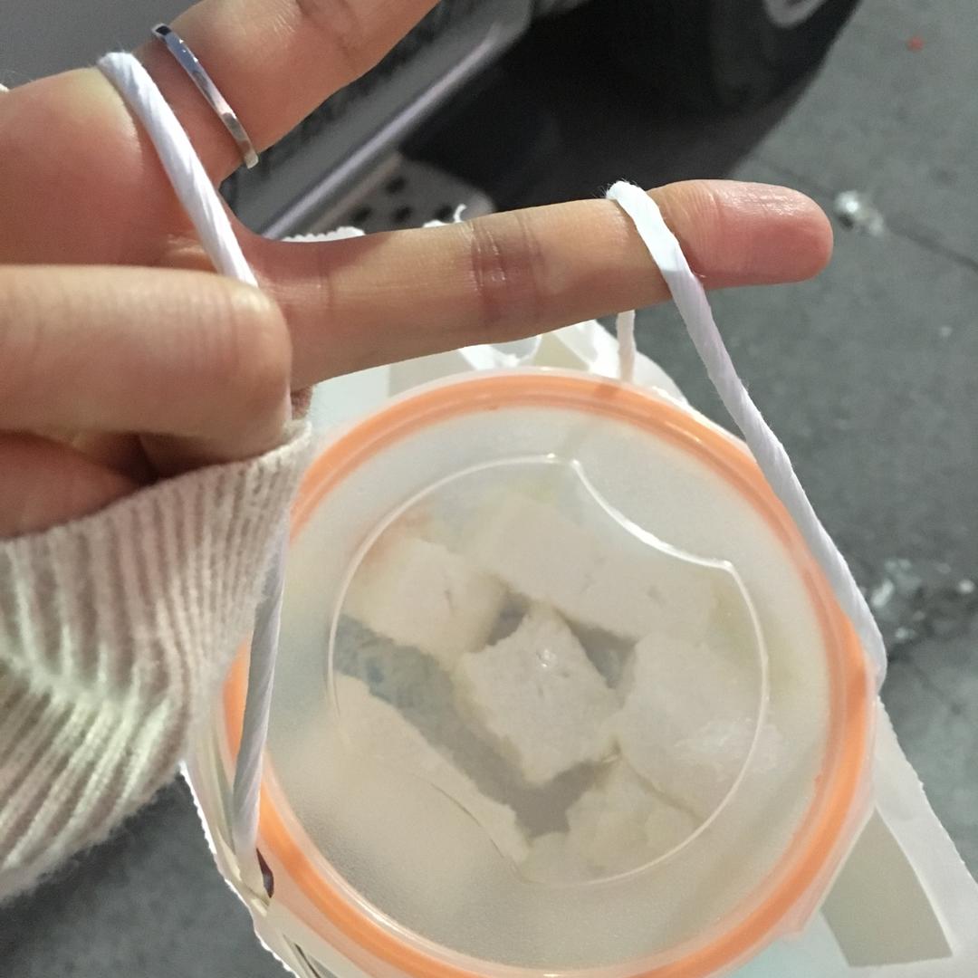 椰丝牛奶小方糕