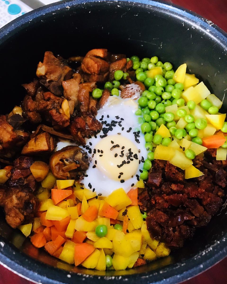 喷香排骨焖饭（爆好吃）