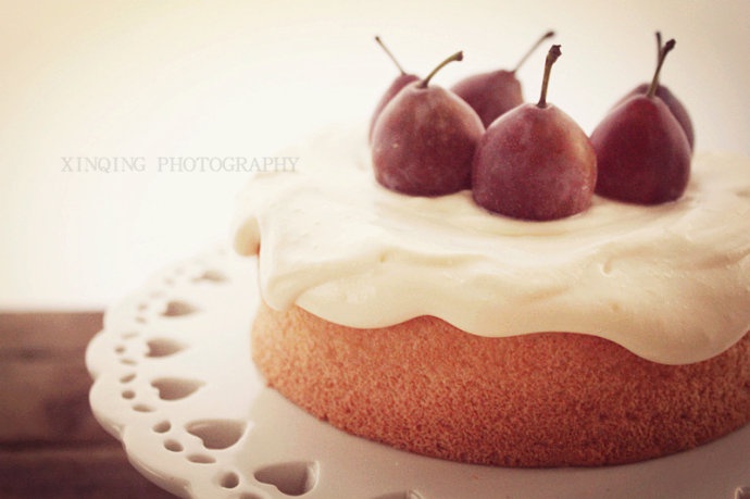 西梅椰丝戚风蛋糕