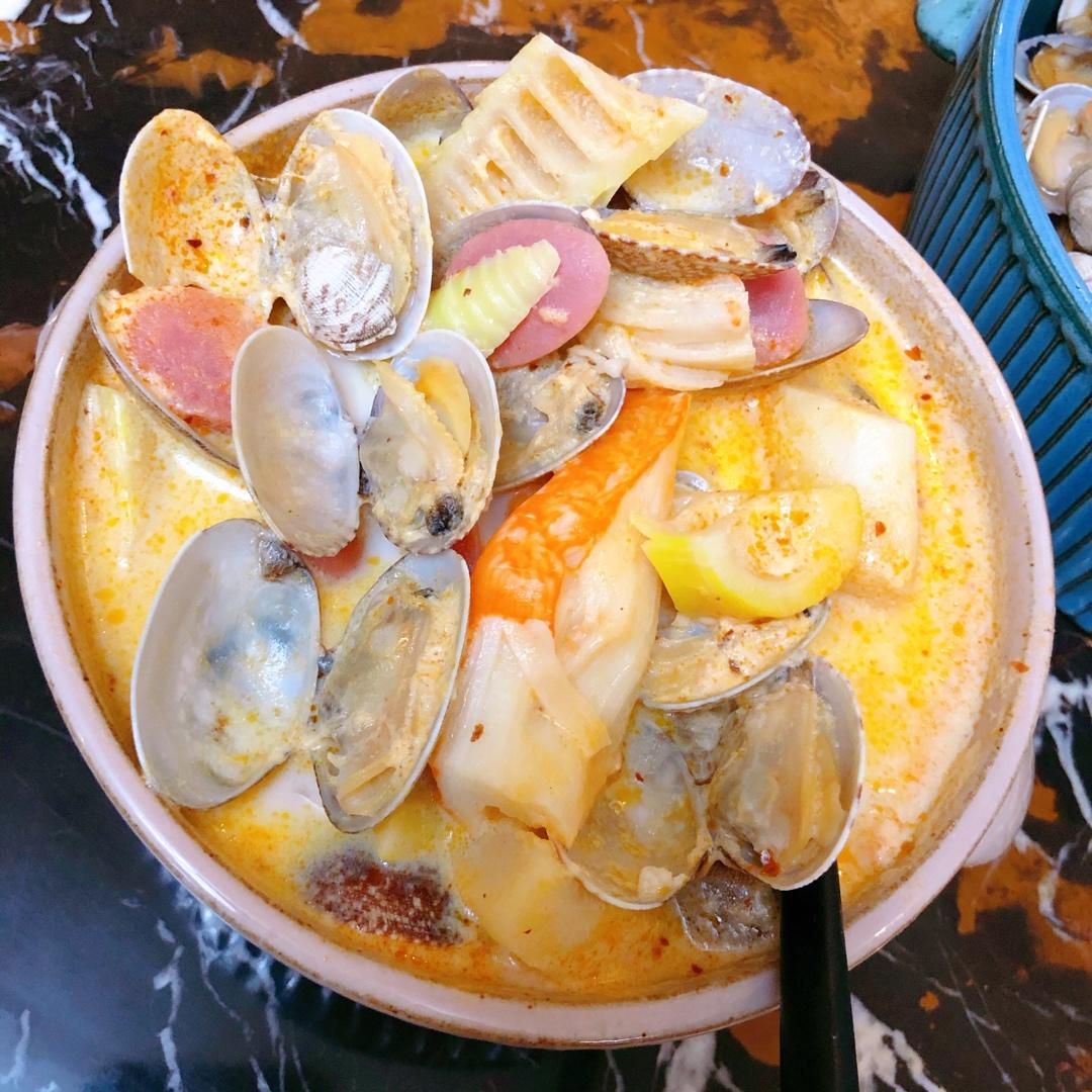 又辣又奶的牛奶麻辣烫