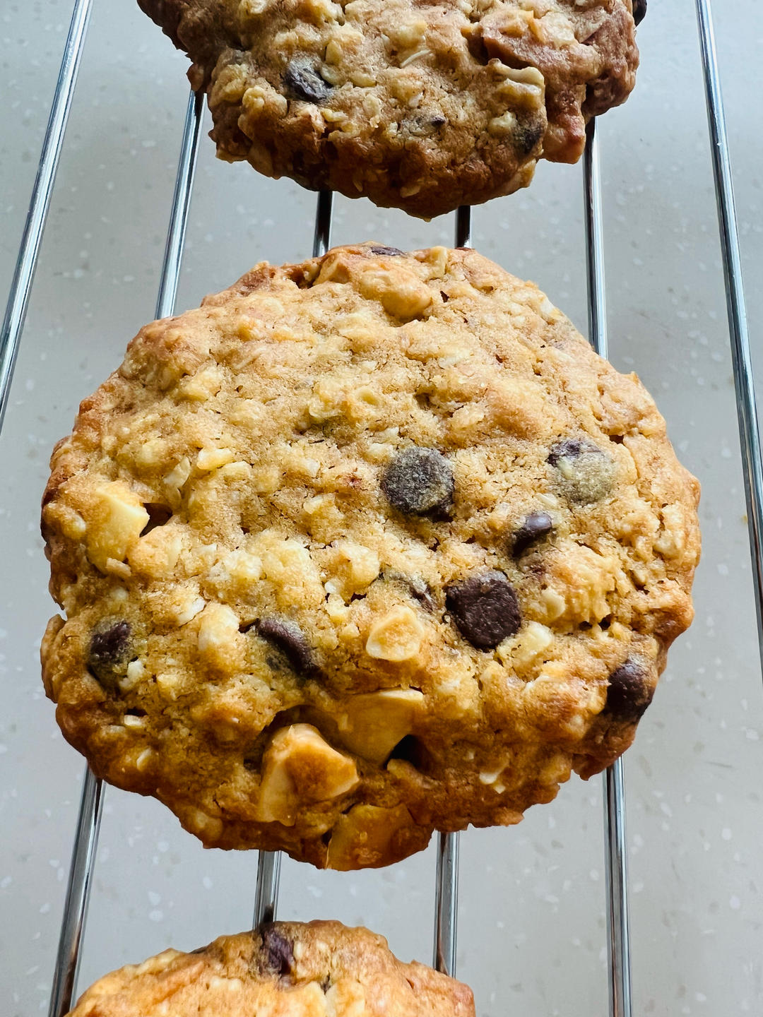 燕麦黑巧坚果饼干