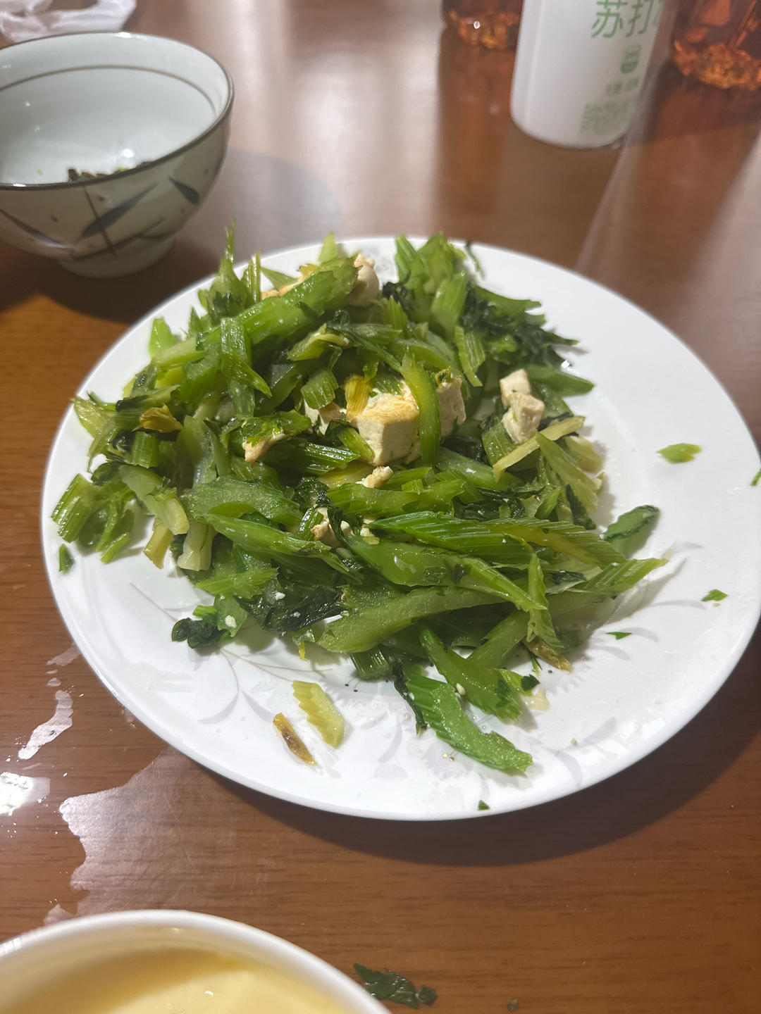 好吃好做又下饭的芹菜家常豆腐