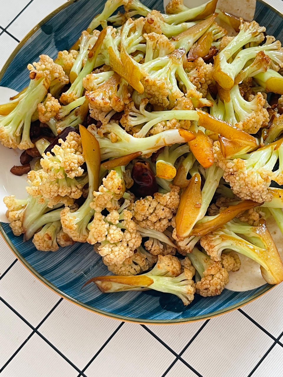 干煸菜花（五花肉）