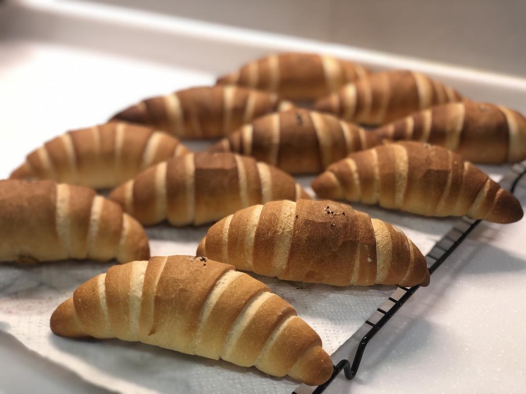 脆皮盐面包｜法国老面