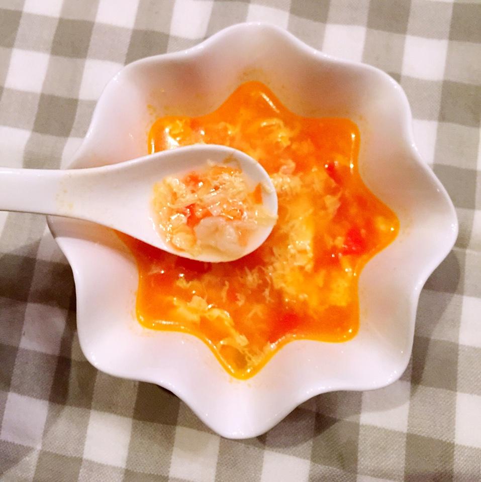 西红柿鸡蛋疙瘩汤