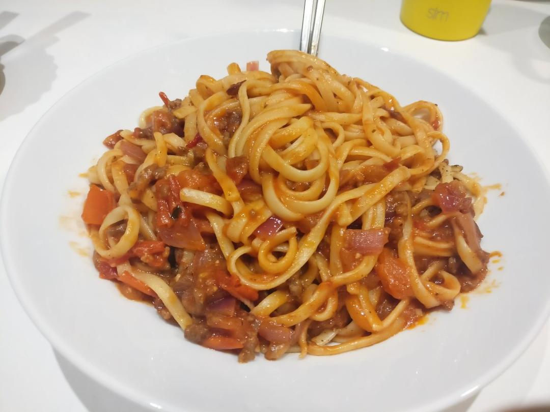 番茄肉酱意大利面
