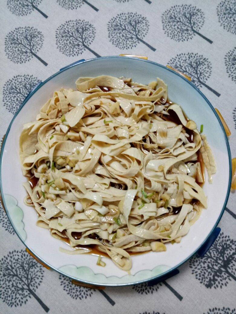 葱油豆腐皮