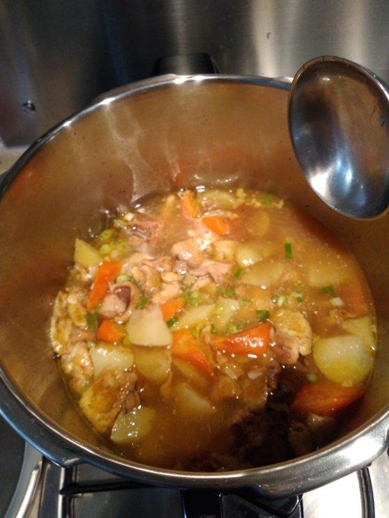 鸡块炖土豆
