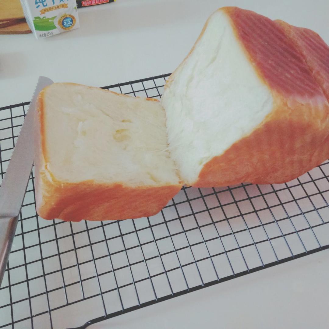 超软拉丝牛奶吐司🍞一次发酵