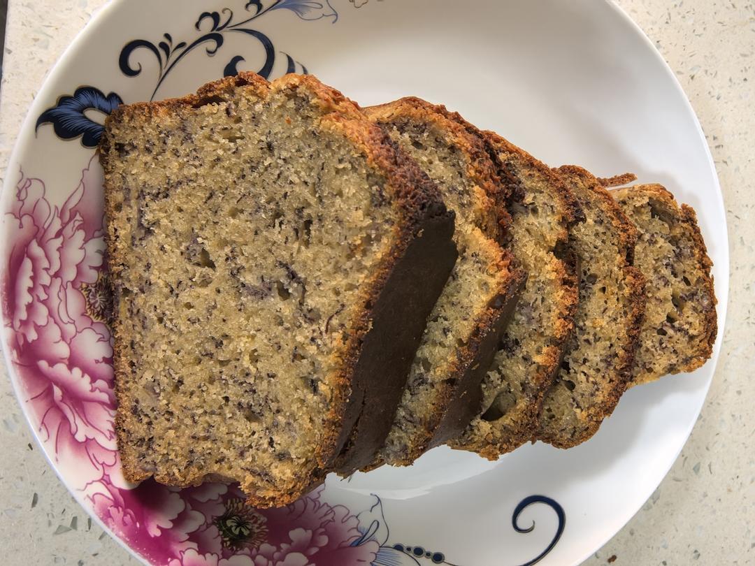 香蕉蛋糕 banana bread （非低糖）传统配方