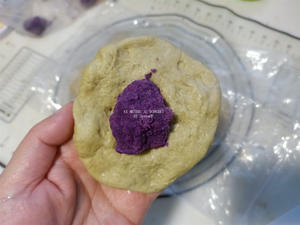 日式苦荞紫薯面包的做法 步骤7