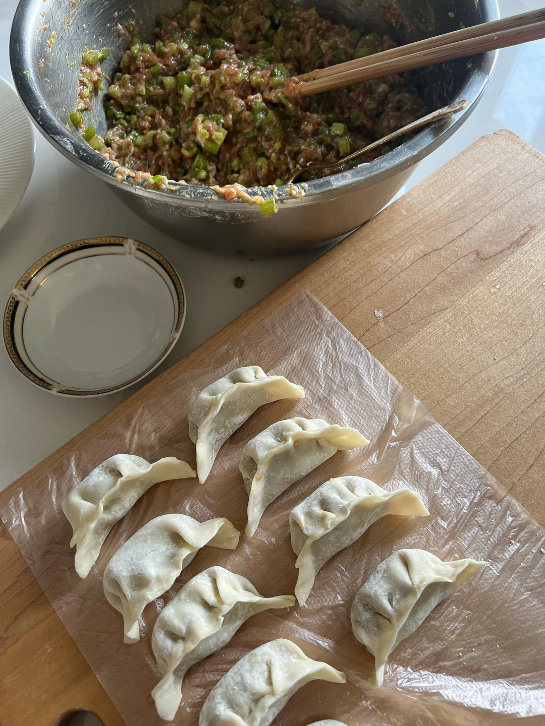 孩子们最爱的饺子馅：芹菜猪肉馅儿