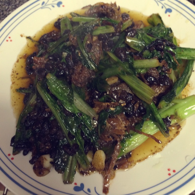 豆豉鲮鱼油麦菜