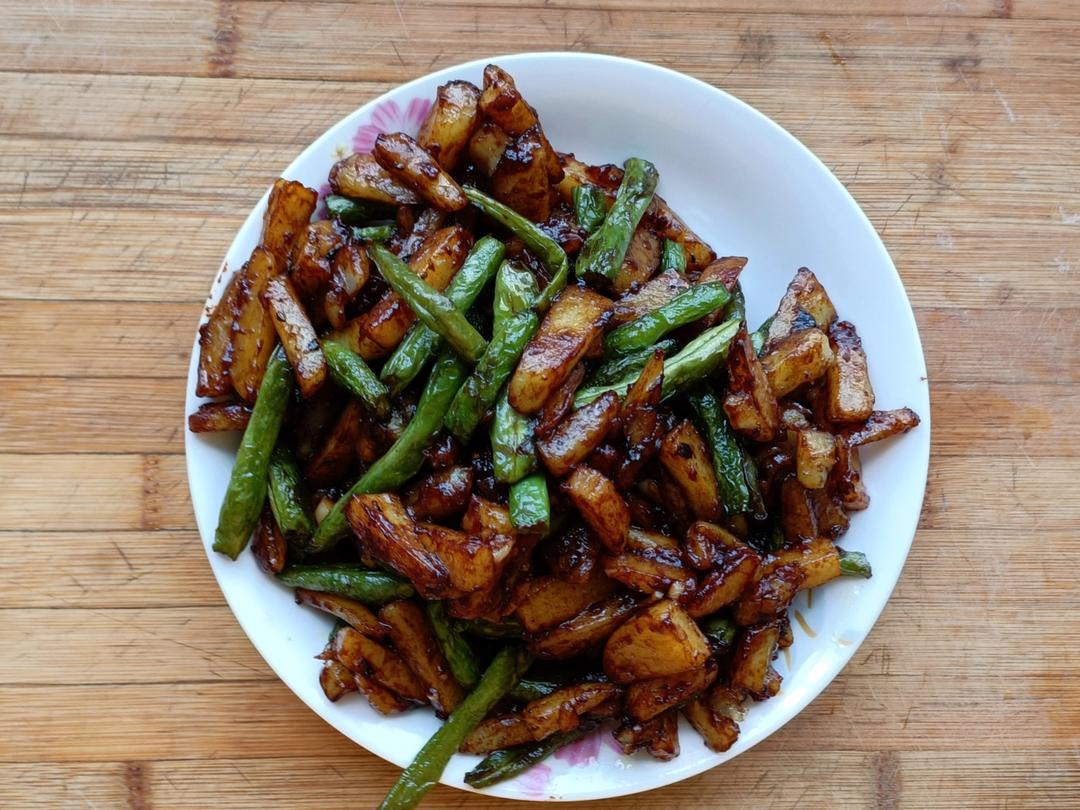 干煸豆角土豆
