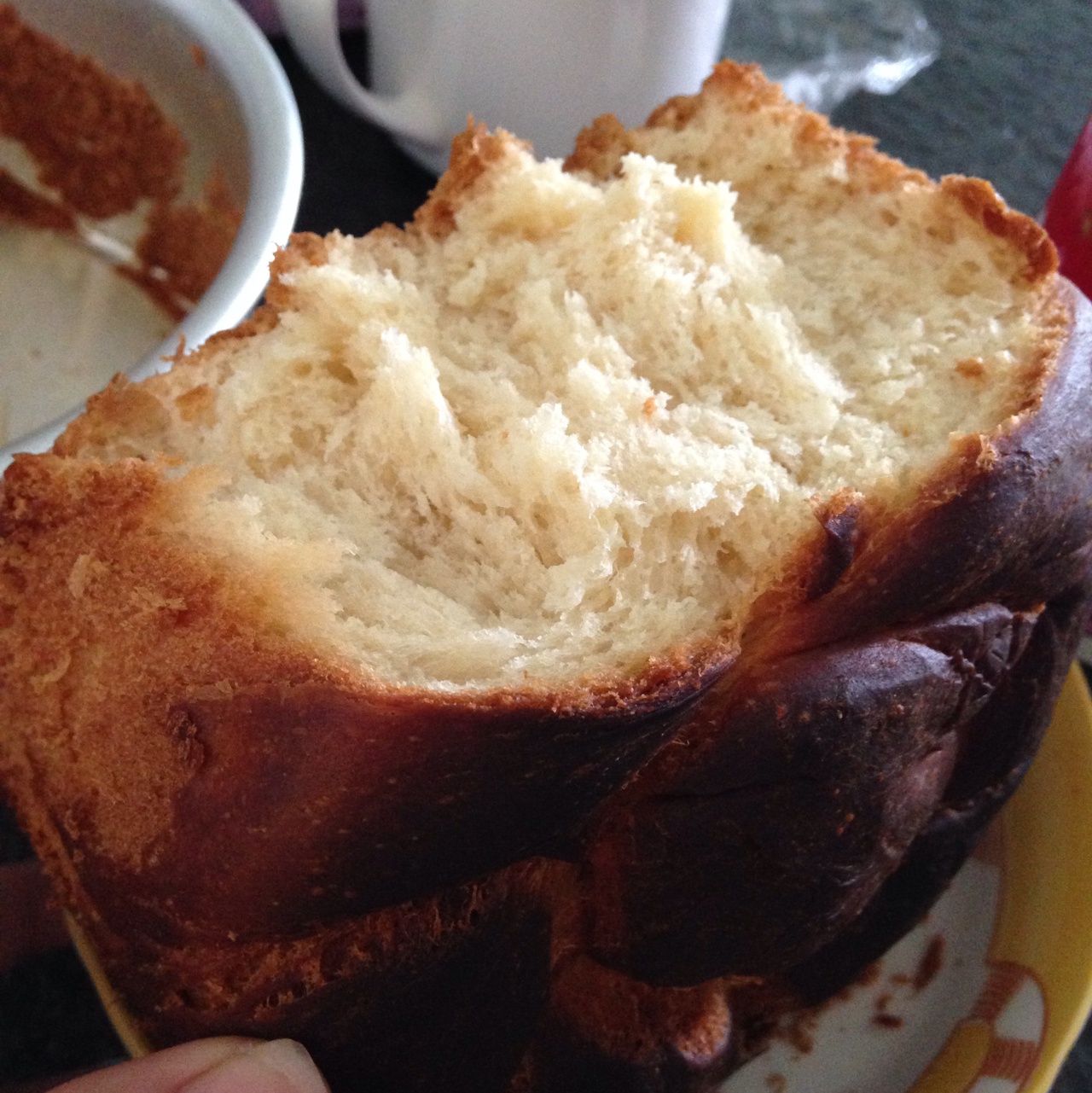 紫薯手撕面包（无需揉出膜）