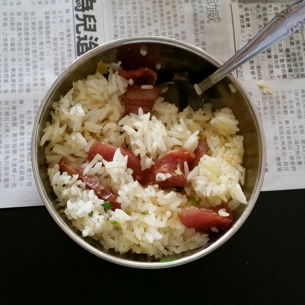 广式腊味三拼煲仔饭-松下电压力锅版