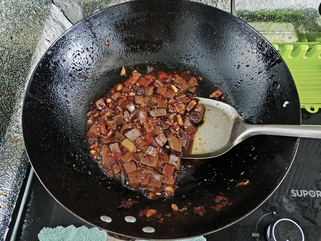 熘鸭血豆腐