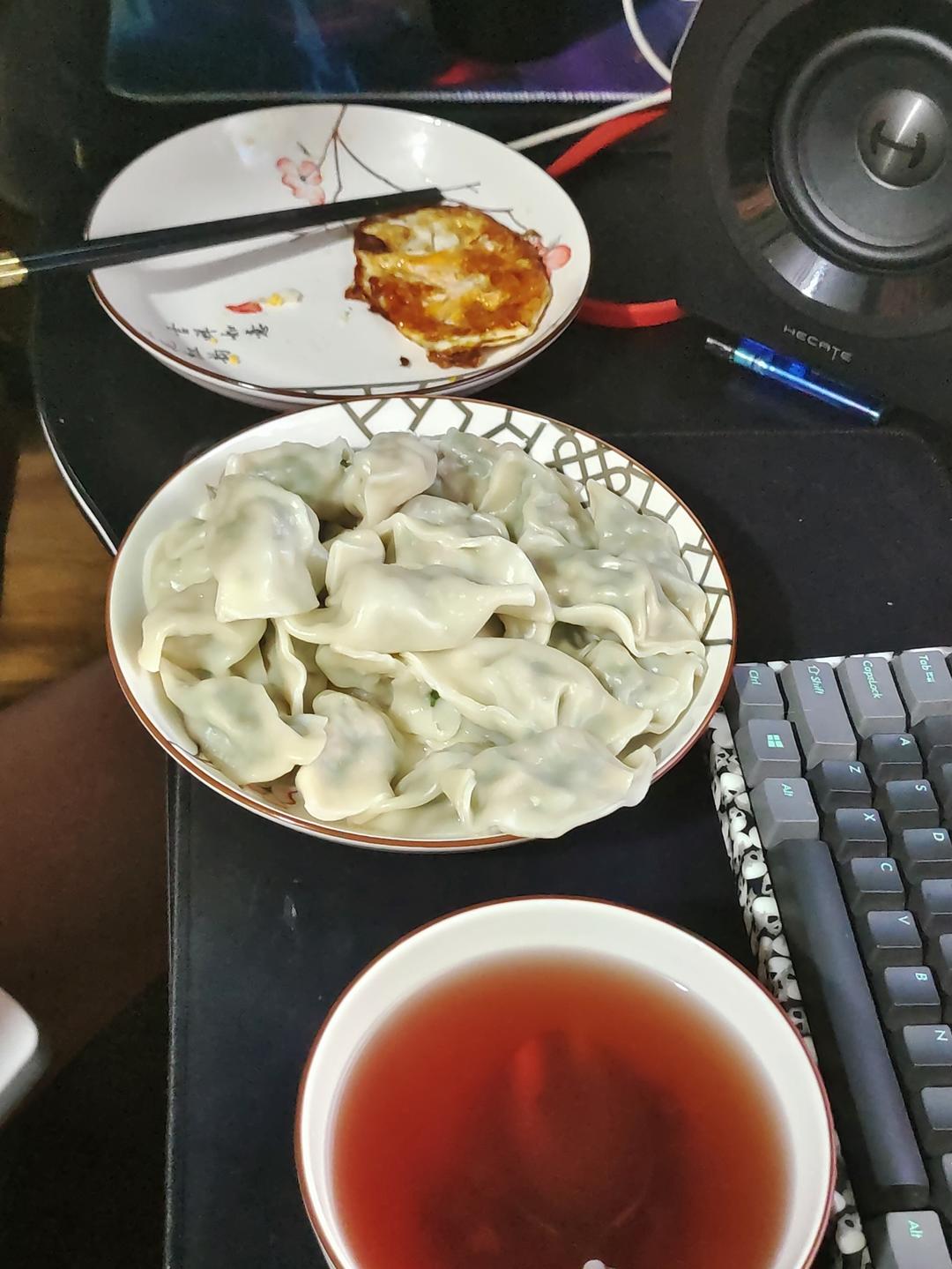 韭菜猪肉馅饺子