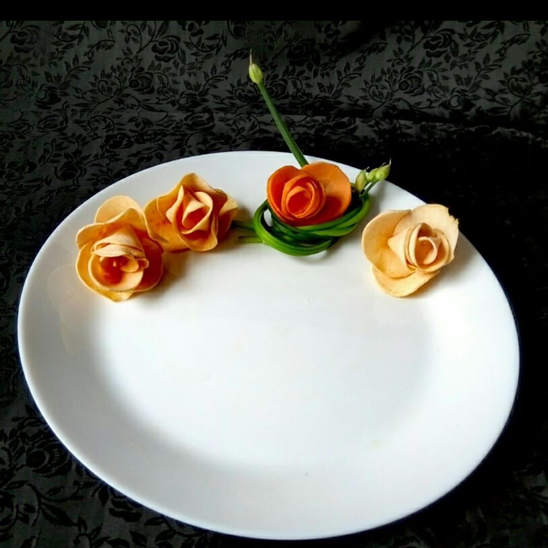 妍妍妈ada做的餐桌上的创意盘饰