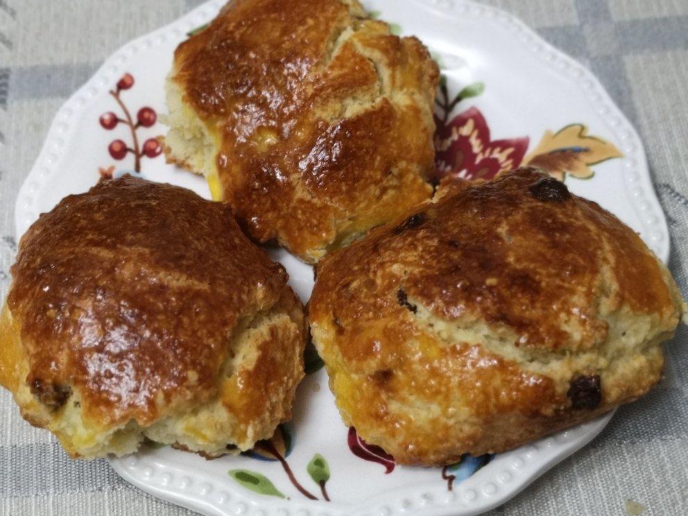 淡奶油葡萄干司康饼