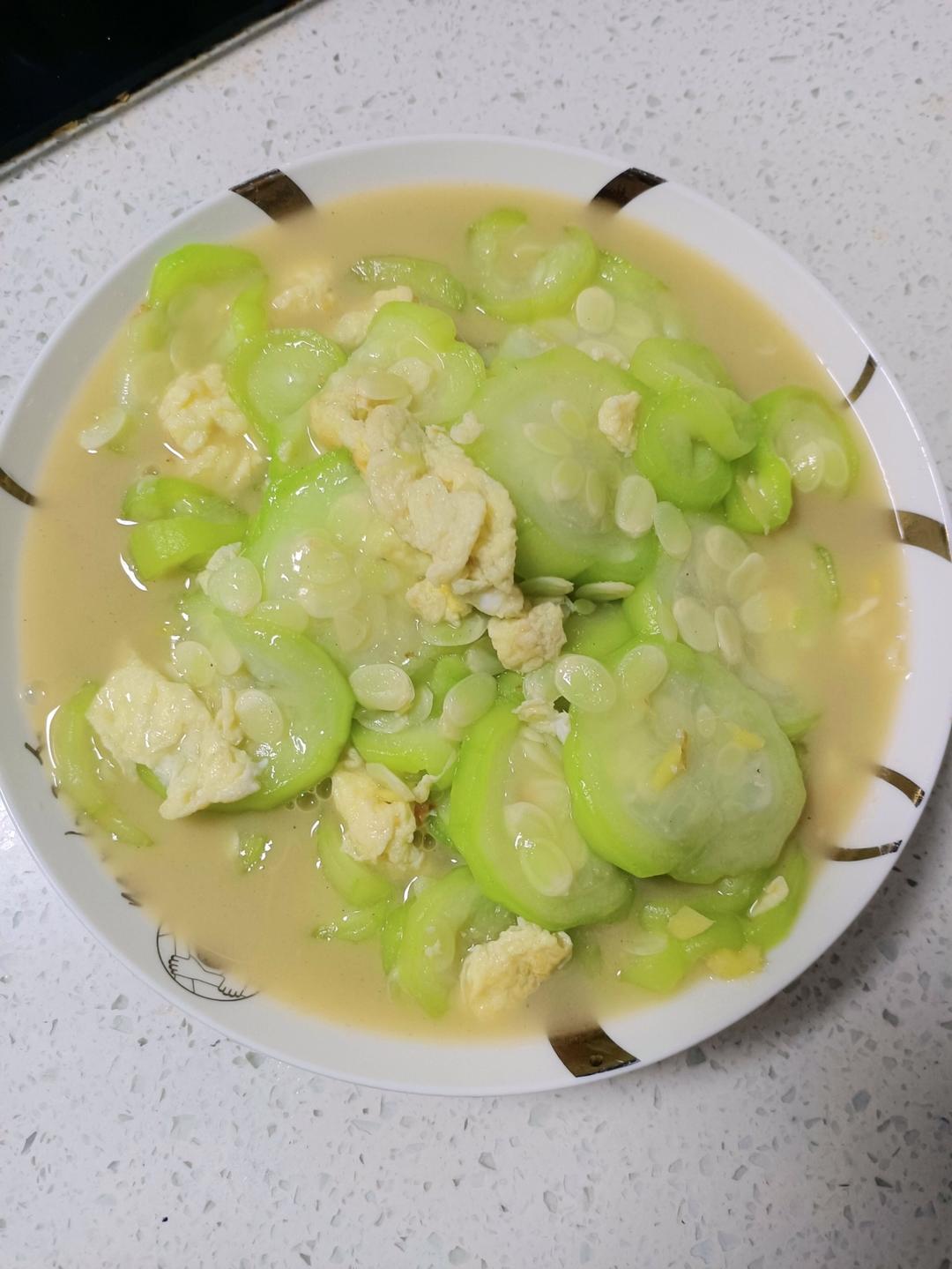 丝瓜炒蛋