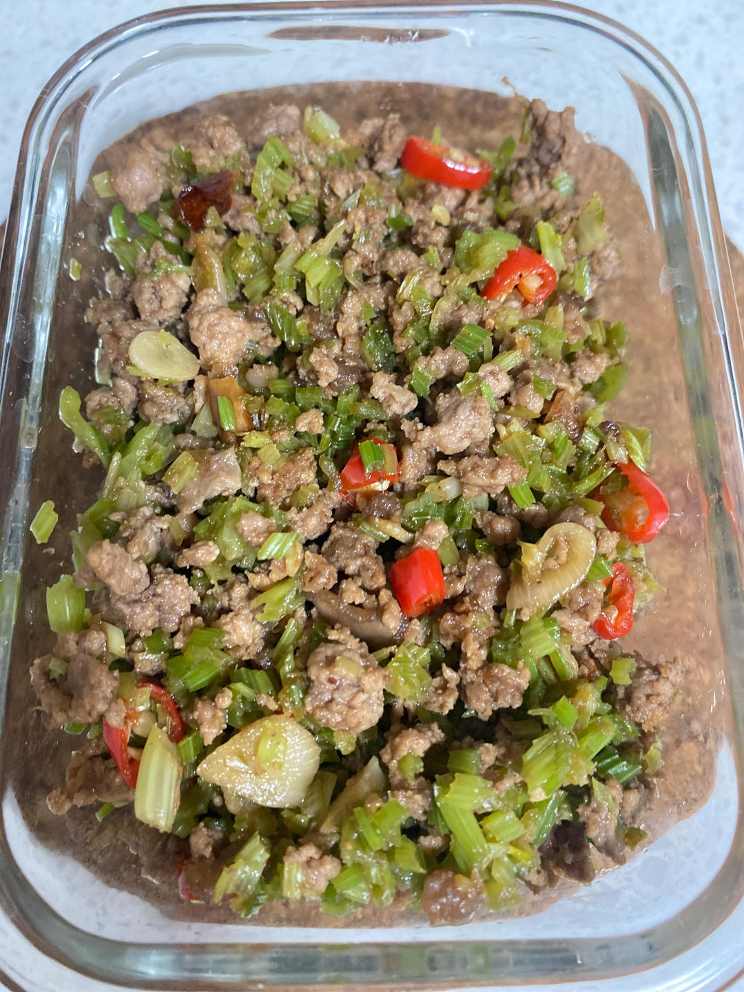 芹菜牛肉末「下饭神器」