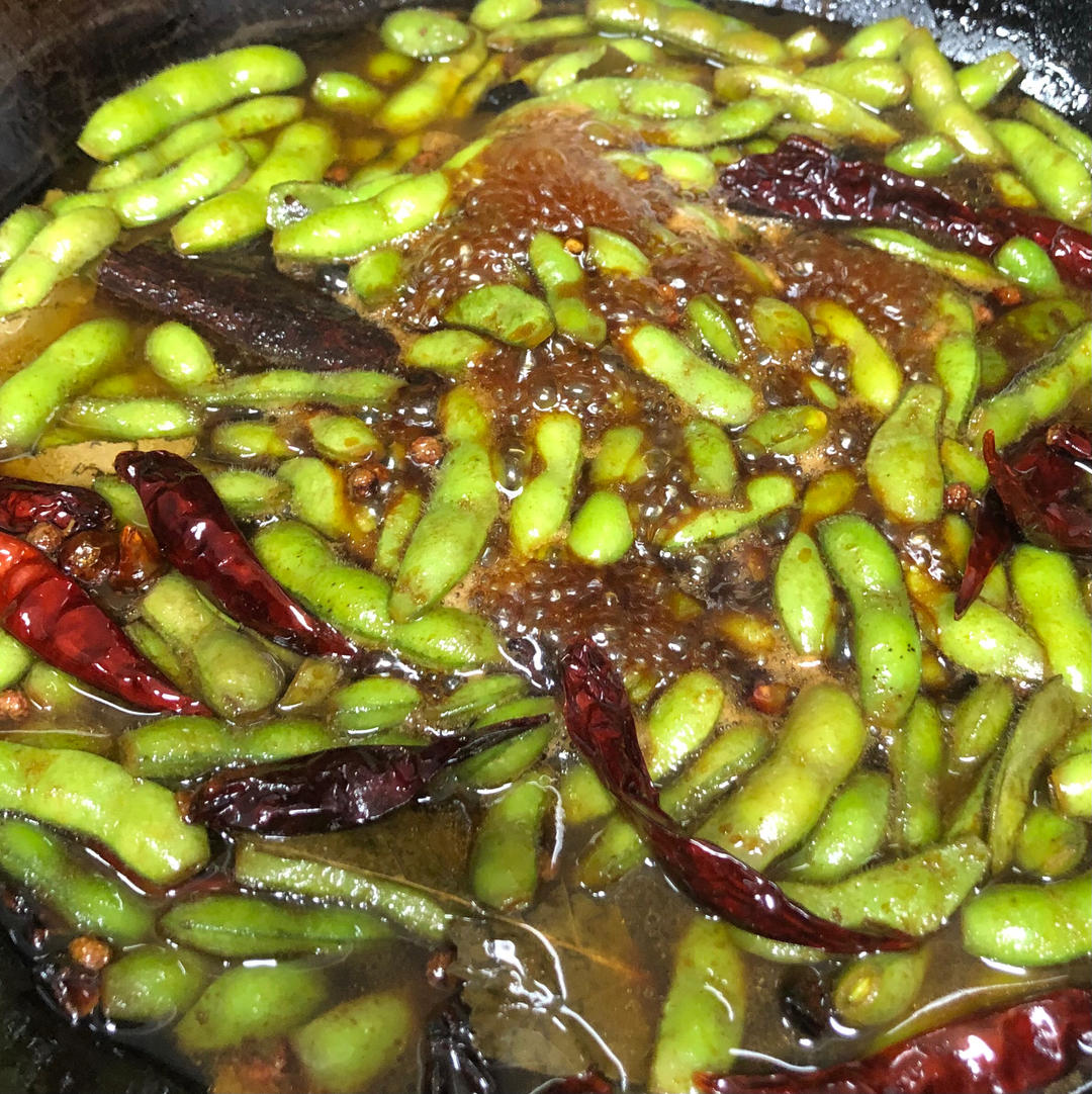 绝杀麻辣鲜香的「辣卤毛豆」