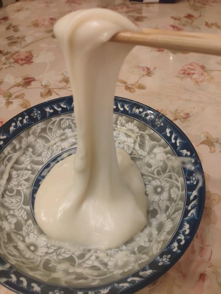 拉丝麻薯隔夜冷藏不变硬的实验成功，三夜依然拉丝