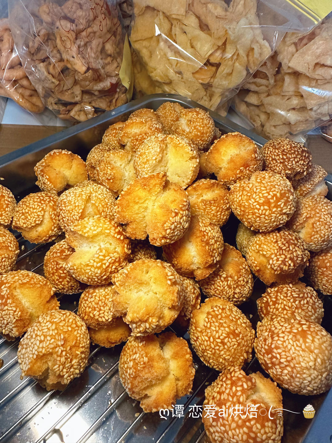 儿时零食开口笑（非常容易做）