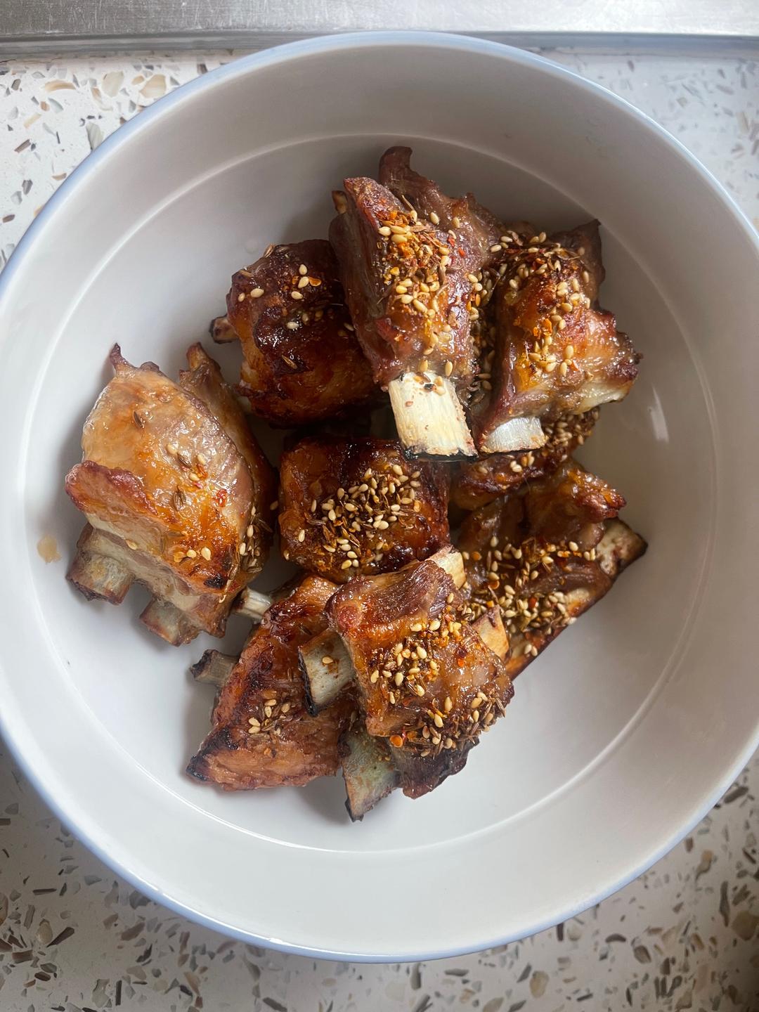 烤箱版烤羊排(免水煮)的做法