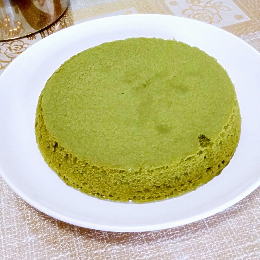 六寸抹茶戚风蛋糕