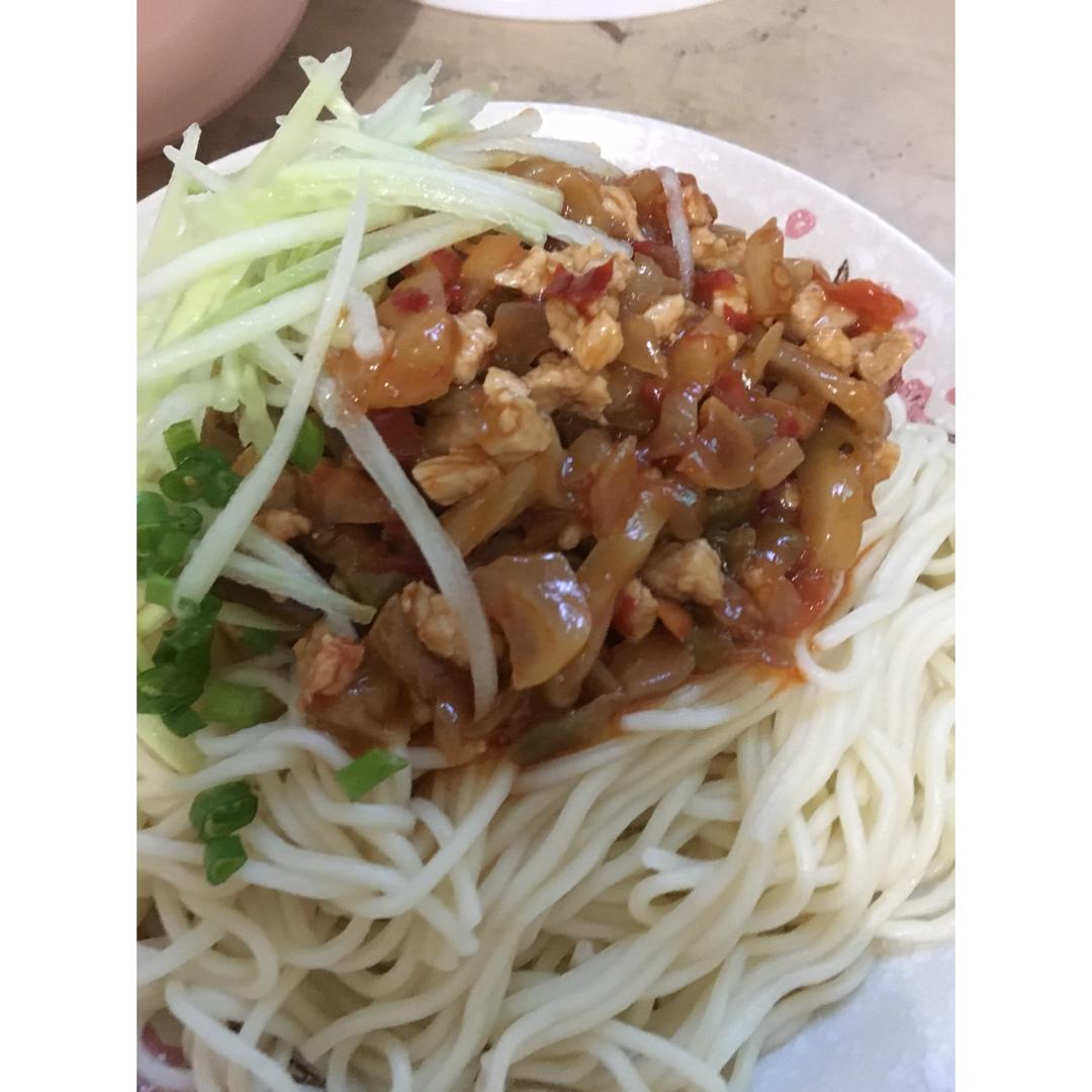 自制杂酱面