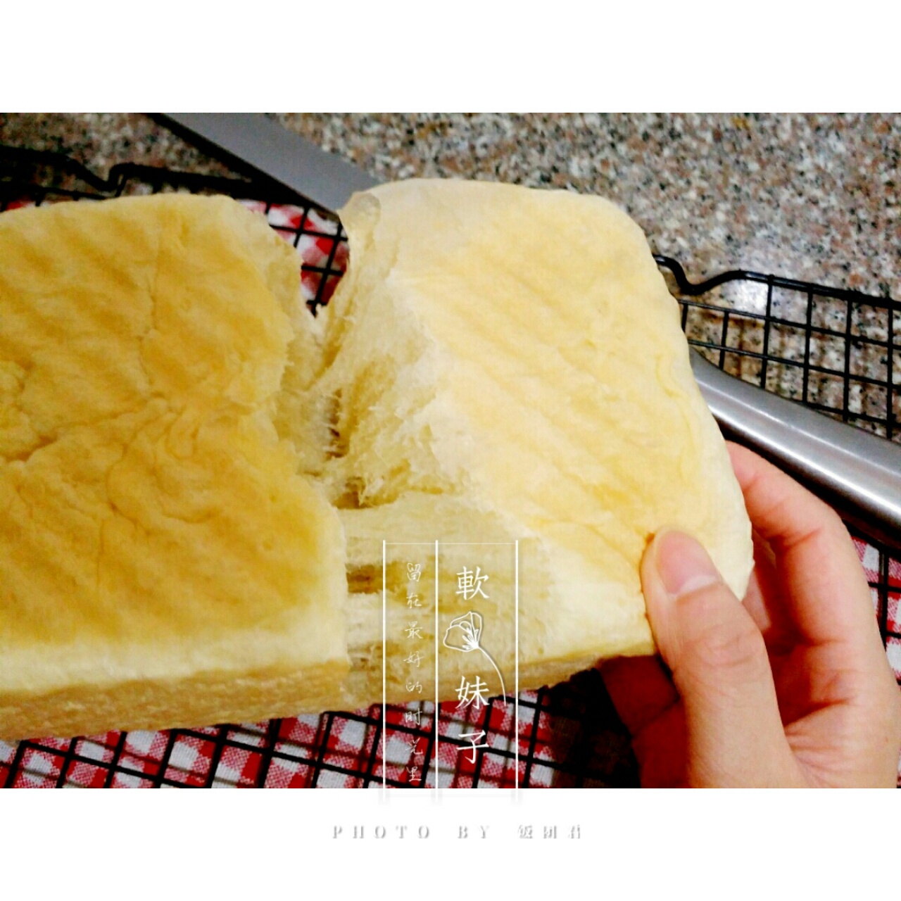 夺命软吐司(๑´ڡ`๑)超软拉丝极速方便的一次发酵吐司