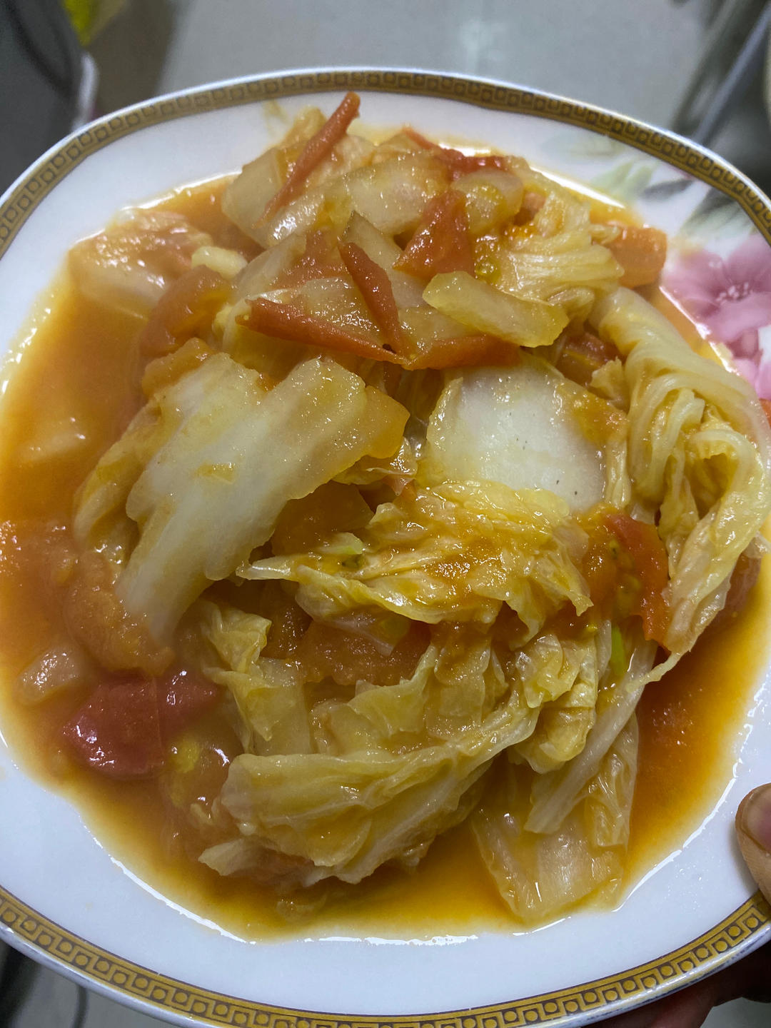 西红柿炒白菜