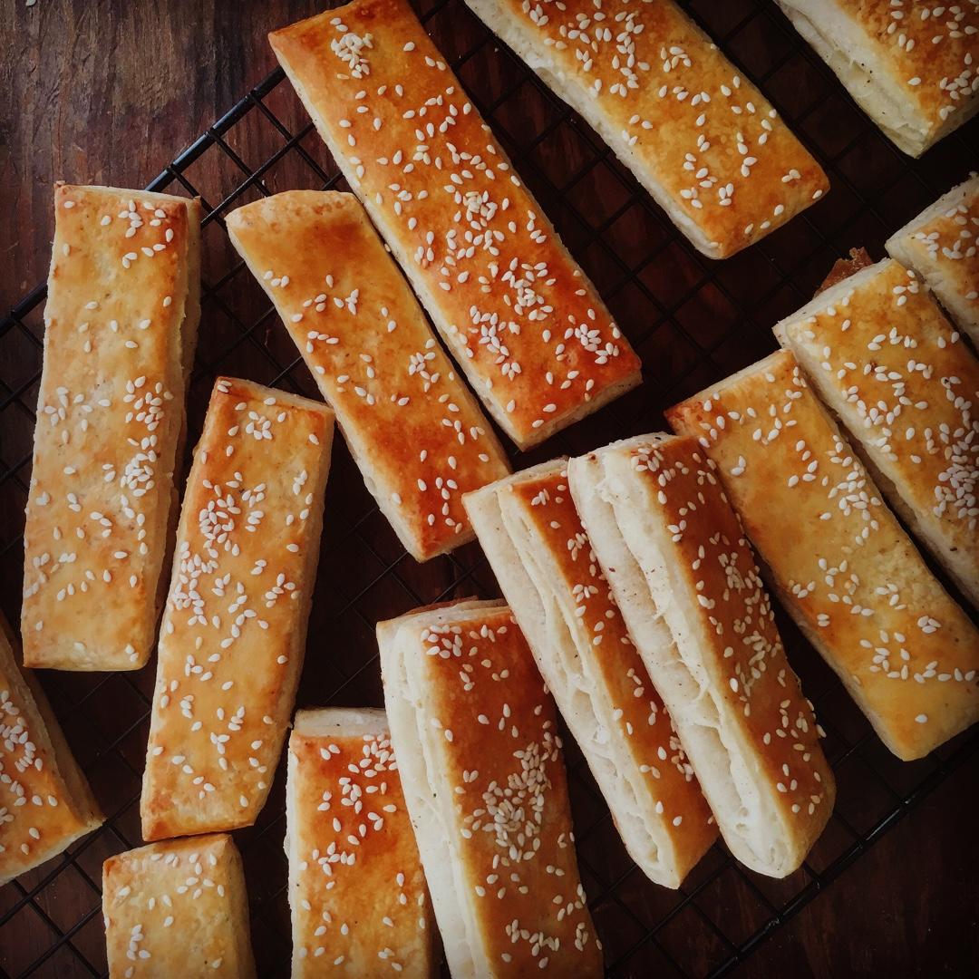 米茶lin做的香掉牙千层饼