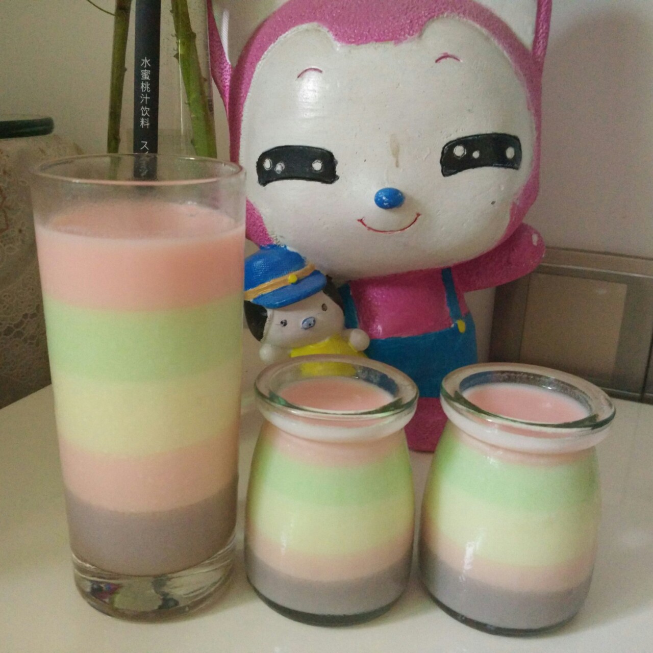 丢丢_m2ni做的彩虹布丁(qq糖版)